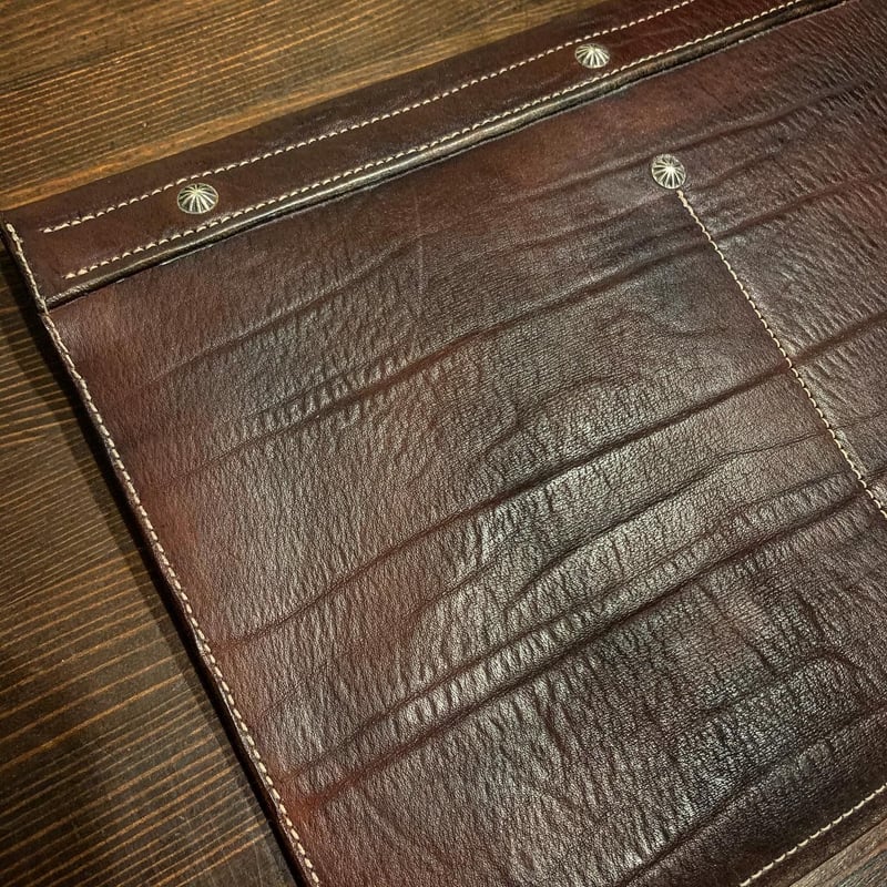 Dutch Leather Company × MASAYOSHI clutch bag（L）