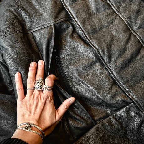 CWORKS【Len / レン】Leather MONSTER PARKA (FINE CREEK )