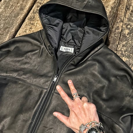 MOSSIR【LOODIE/ﾙｰﾃﾞｨｰ】far infrared radiation leather (ﾌｧｲﾝｸﾘｰｸ)