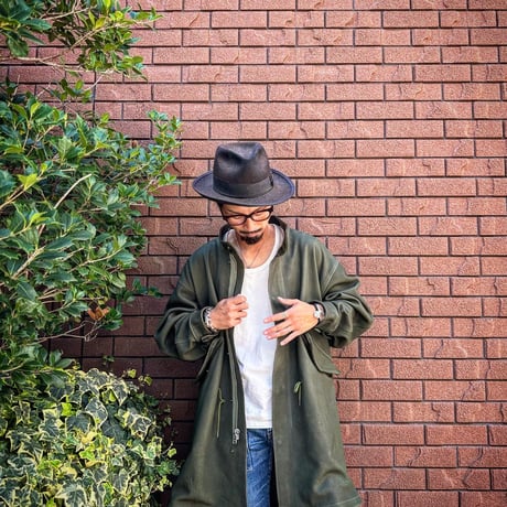 CWORKS【Lur / ﾙﾙ】Leather M65用 hood（OLIVE）(FINE CREEK )