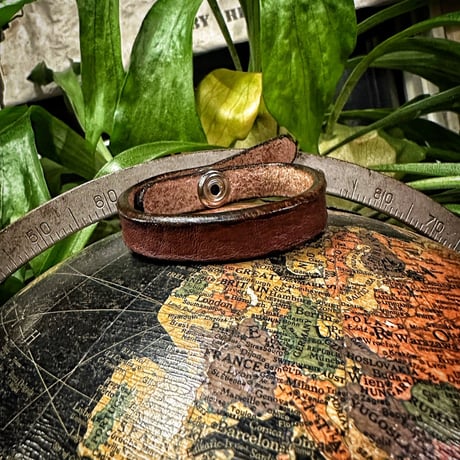 Dutch Leather Company × MASAYOSHI Apollo snap bracelet