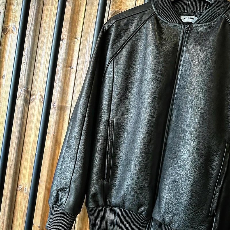 MOSSIR【Lay /ﾚｲ】washable leather track jacket (ﾌ