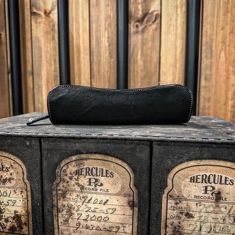 Dutch Leather Company　ペンケース Dutch Leather Company × MASAYOSHI pen case【BLAC