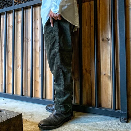 CWORKS 【Falk/Two Tuck Corduroy Work Pants】(FINE CREEK )