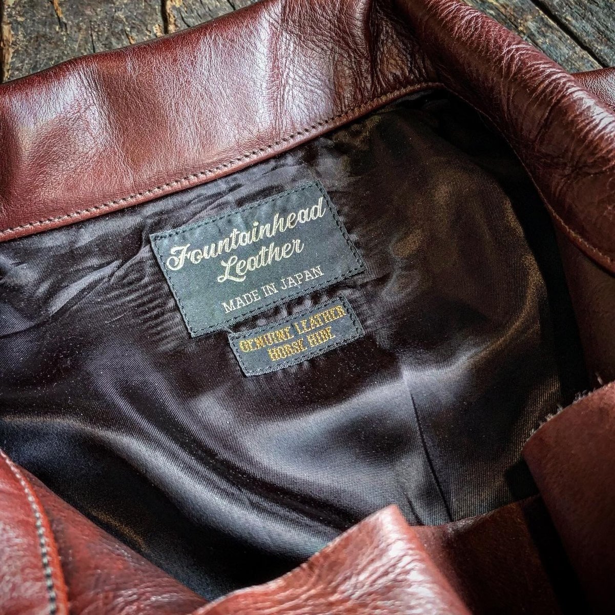 Fountainhead Leather Epsilon 美中古 42 馬革 FOUNTAINHEAD LEATHER【Epsilon / ｲﾌﾟｼﾛﾝ 】【BROWN】
