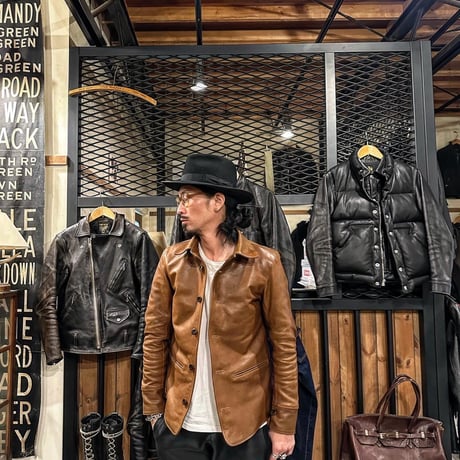 FINE CREEK ＆CO【Drifter / ﾄﾞﾘﾌﾀｰ】 car coat (horse) BROWN