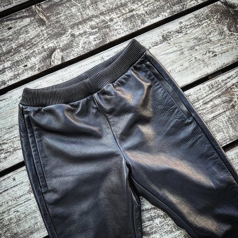 MOSSIR【Lalk / ﾗﾙｸ】washable leather track pants(