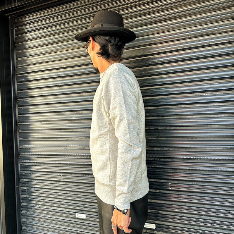 メゾンスペシャル 2WAYバイブクルーネックスウェット ￼￼裏起毛 ブラウン MAISON SPECIAL（メゾンスペシャル）の「2way Vibe Crew Neck