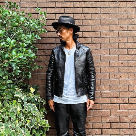 FINE CREEK ＆CO【Rosen jacket / ﾛｰｾﾞﾝｼﾞｬｹｯﾄ】 zip cossack (horse) BLACK
