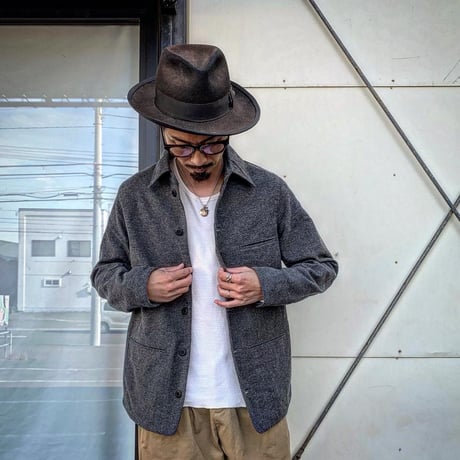 CWORKS 【Gilmer herringbone / coverall】  (FINE CREEK )