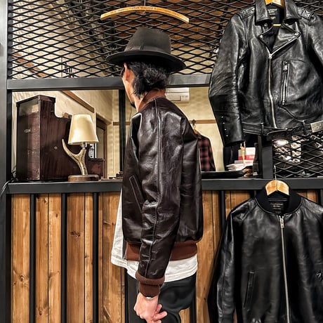 FOUNTAINHEAD LEATHER【LAMBDA/ ラムダ】【BROWN】