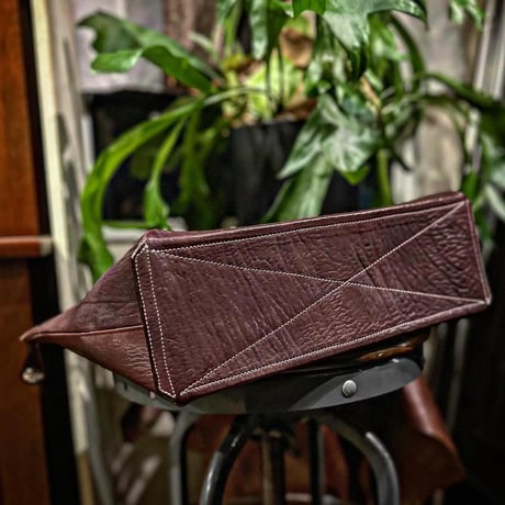 Dutch Leather Company × MASAYOSHI Zip Tote Bag
