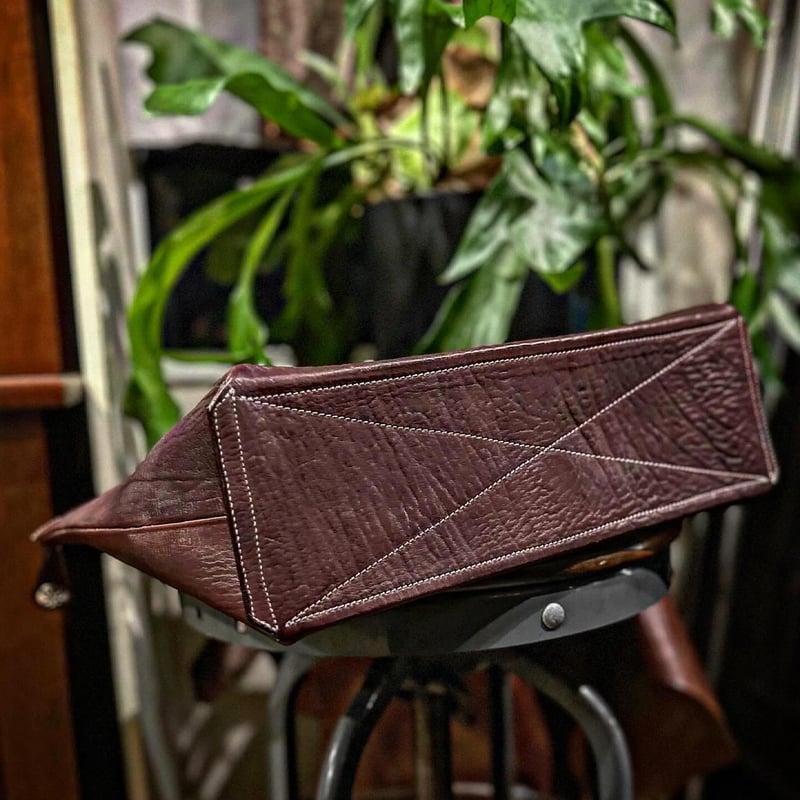 Dutch Leather Company × MASAYOSHI Zip Tote Bag