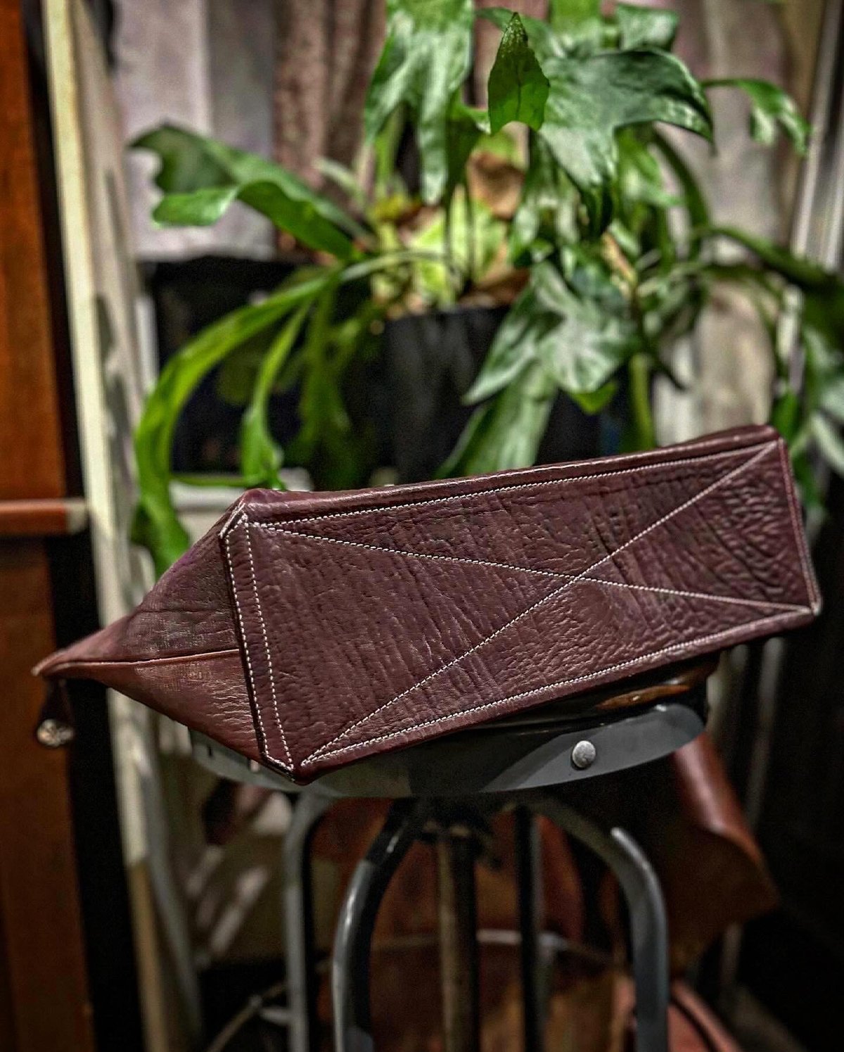 Dutch Leather Company × MASAYOSHI Zip Tote Bag