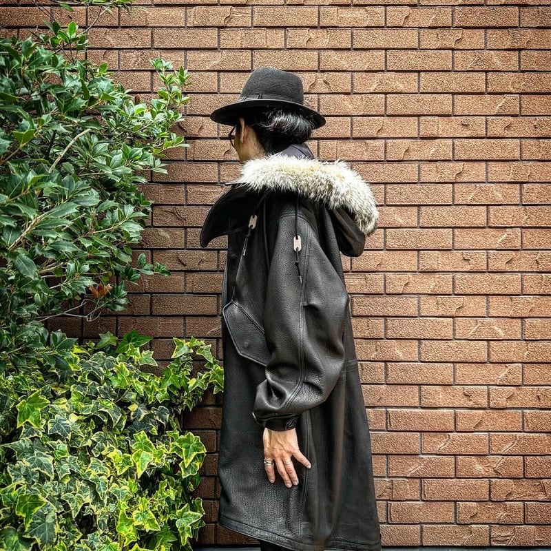 CWORKS【Lur / ﾙﾙ】Leather M65用 hood（BLACK）(FINE C