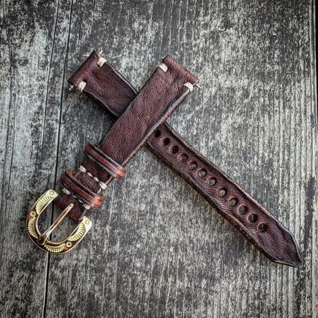 Dutch Leather Company ×  MASAYOSHI Watch belt  18GOLD