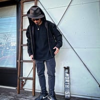 CWORKS【Crispy / ｸﾘｽﾋﾟｰ 】Deer suede (BLACK)(FINE CREEK )