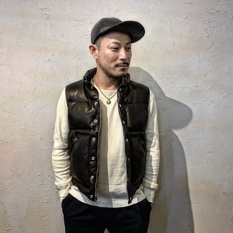 FINE CREEK ＆CO【Law / ロー】ﾚｻﾞｰﾀﾞｳﾝﾍﾞｽﾄ（BLACK) 2026年11月末〜2027年2月末入荷予定分！！ご予約