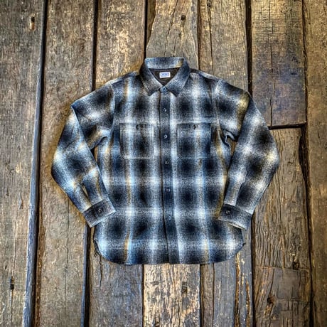 CWORKS 【Jaime /wool shirt】  (FINE CREEK )