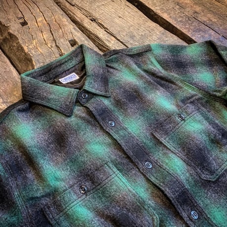 CWORKS 【Jaime /wool shirt】  (FINE CREEK )