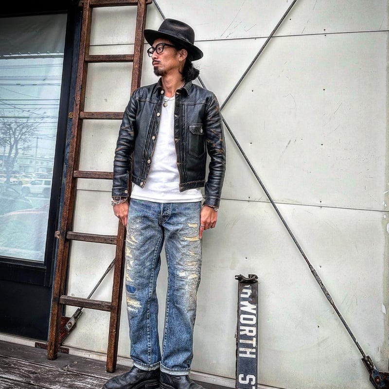 HIGHWAY NINE ハイウェイナイン STRETCH RED LINE STRAIGHT / IND-USED 