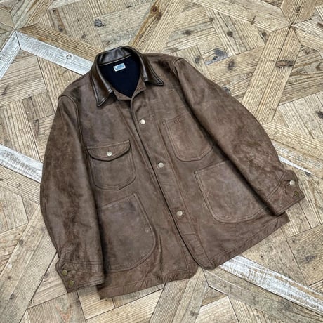 CWORKS【HUMMER】Leather COVERALL 2026年12月末～2027年6月末入荷予定！！ご予約