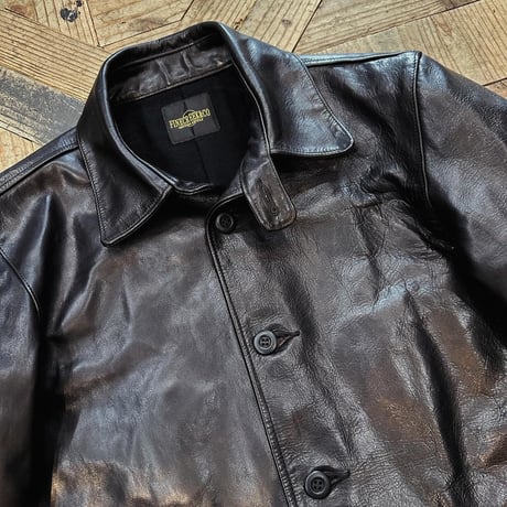 FINE CREEK ＆CO【Drifter / ﾄﾞﾘﾌﾀｰ】 car coat (horse) BLACK