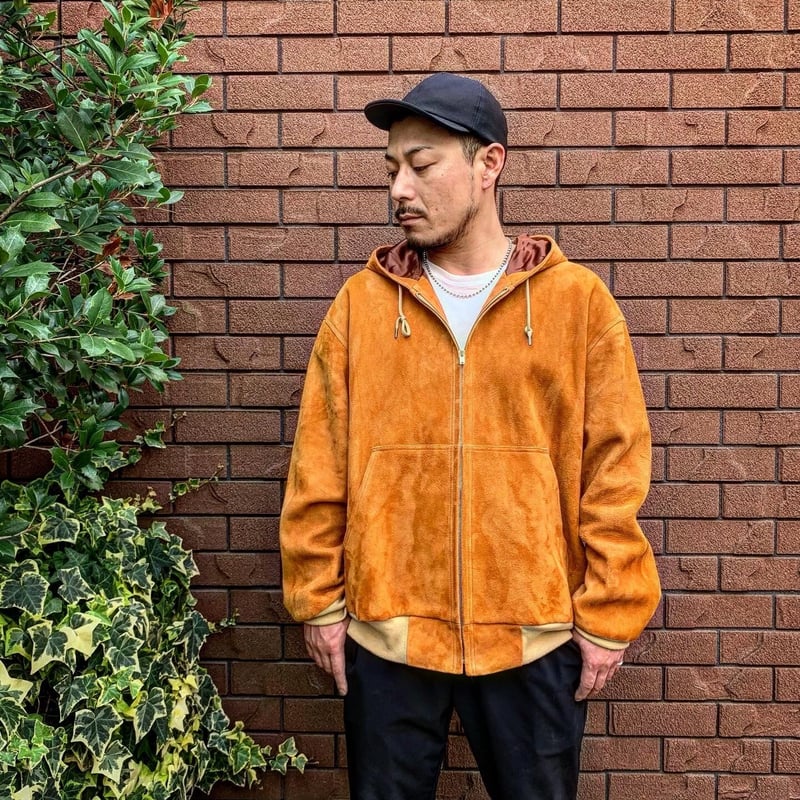 CWORKS【Crispy / ｸﾘｽﾋﾟｰ 】Deer suede (CAMEL)(FINE