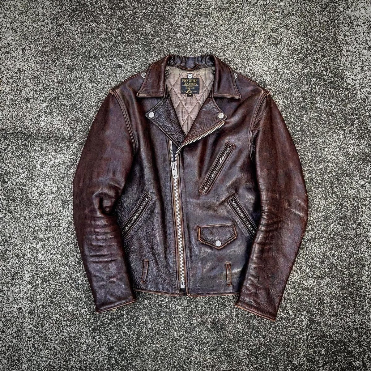 FINE CREEK LEATHERS【Leon / レオン】(Custom)(BROWN) FINE CREEK LEATHERS【Leon / レオン】(Custom)(BROWN)