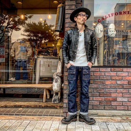HIGHWAY NINE ハイウェイナイン U-NECK RIB L/S Tee(1005)