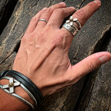 【CELLMAN2DEERMES】  （MASAYOSHI）/  Ace stamp  Ring