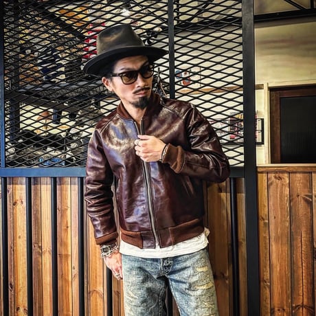 FOUNTAINHEAD LEATHER【LAMBDA/ ラムダ】【BROWN】