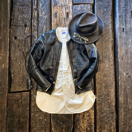CWORKS 【Brooklyn / band collar shirt 】  (FINE CREEK )