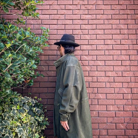 CWORKS【Ltail / ﾙﾃｰﾙ】Leather M65 fishtail（OLIVE）(FINE CREEK ) 2025年10月末～2026年6月末入荷予定！！ご予約