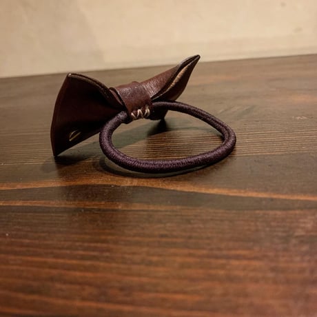 Dutch Leather Company ×  MASAYOSHI ribbon hair tie