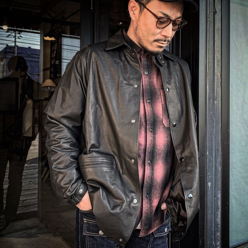 CWORKS 【Jaime /wool shirt】 (FINE CREEK ) | ・ ・