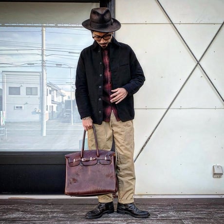 CWORKS 【Gilmer herringbone / coverall】  (FINE CREEK )
