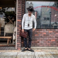 HIGHWAY NINE ハイウェイナイン V-NECK RIB L/S Tee(5005)