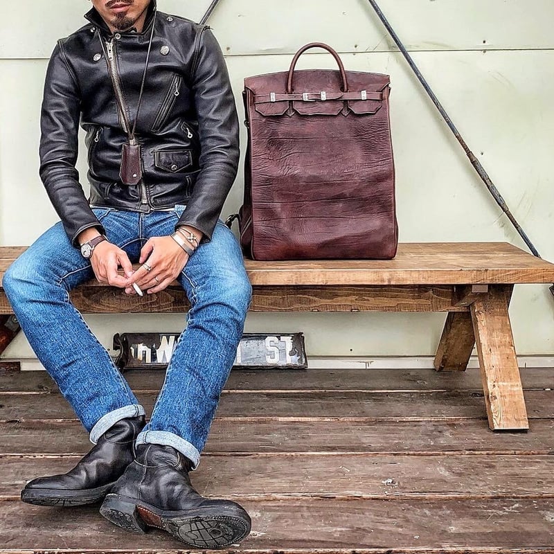 FINE CREEK LEATHERS【Leon / レオン】(Custom) (BLACK) FINE CREEK LEATHERS【Leon / レオン】(Custom) (BLACK)