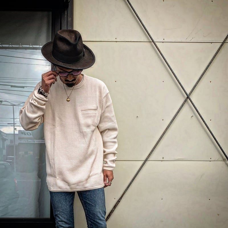 トップス CWORKS - CLIFFORD WAFFLE LONG SLEEVE CWORKS 【Clifford / Waffle L/S】 (FINE CREEK ) |