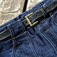 Dutch Leather Company  / Rusted belt　(BLACK)　ご予約　納期９月末〜１０月末入荷予定！！
