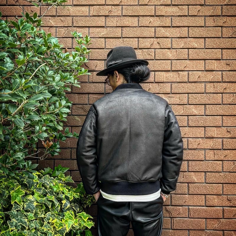 定価229,900円! CWORKS / Leather MA-1 BLACK CWORKS【LEA】Leather MA-1 BLACK (FINE CREEK ) | ・