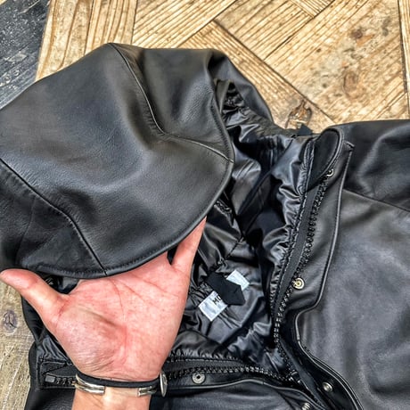 MOSSIR【MARTIAL / ﾏｰｼｬﾙ】waterproof leather Parker Jacket (ﾌｧｲﾝｸﾘｰｸ) 2026年2月末～2026年10月末入荷予定！！