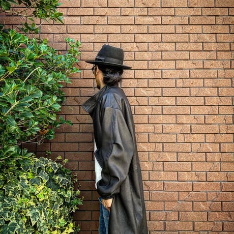 CWORKS【Ltail / ﾙﾃｰﾙ】Leather M65 fishtail（BLACK）(FINE CREEK ) 2025年10月末～2026年6月末入荷予定！！ご予約