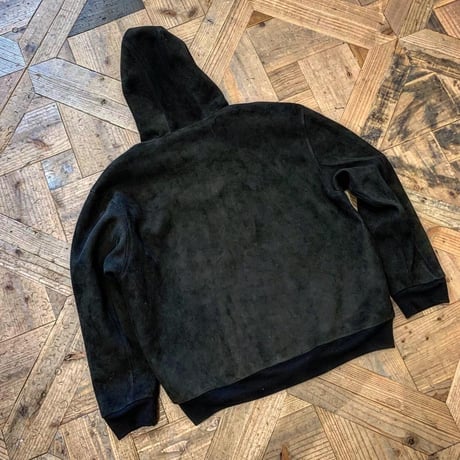 CWORKS【Crispy / ｸﾘｽﾋﾟｰ 】Deer suede (BLACK)(FINE CREEK )