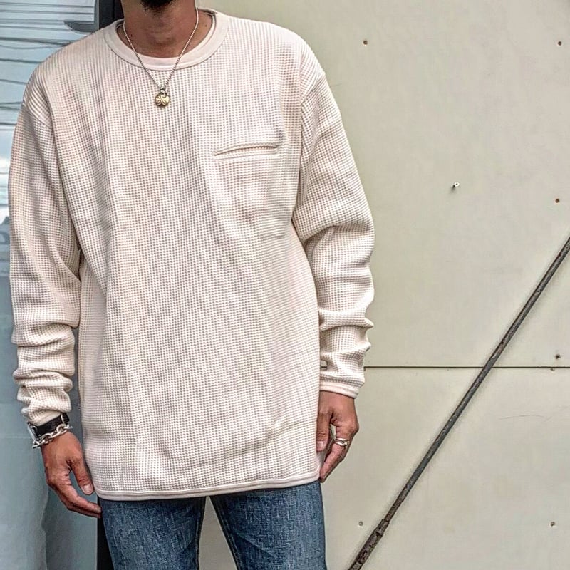 トップス CWORKS - CLIFFORD WAFFLE LONG SLEEVE CWORKS 【Clifford / Waffle L/S】 (FINE CREEK ) |