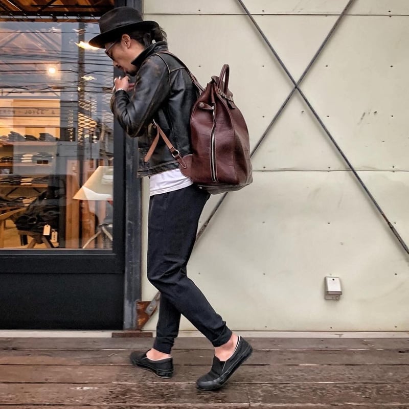 Dutch Leather Company 『Danny Ruck』　ブラック Dutch Leather Company × MASAYOSHI Danny Ruck&BodyBag BROWN