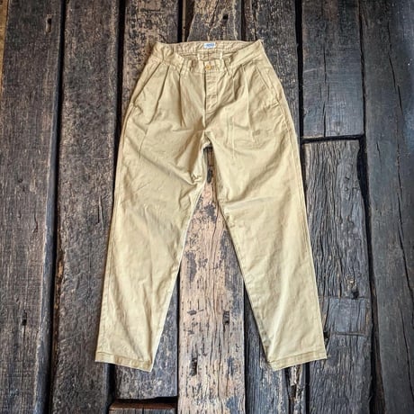 CWORKS 【Falk/Two Tuck Chino Work Pants】