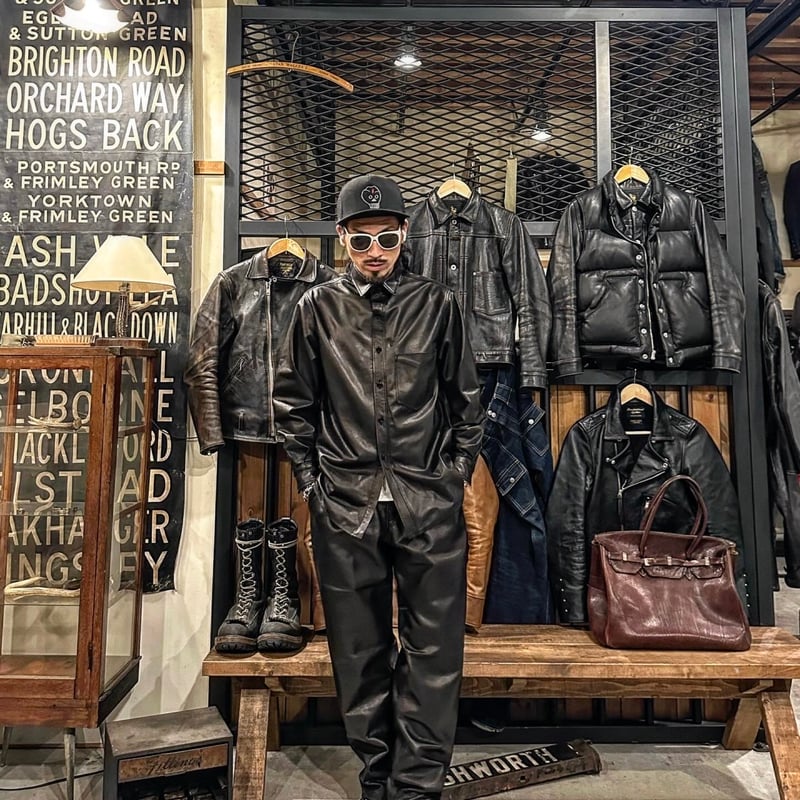 MOSSIR【Good Man / ｸﾞｯﾄﾞﾏﾝ】 washable leather shi