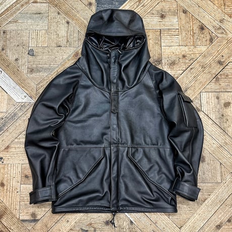 MOSSIR【MARTIAL / ﾏｰｼｬﾙ】waterproof leather Parker Jacket (ﾌｧｲﾝｸﾘｰｸ) 2026年2月末～2026年10月末入荷予定！！
